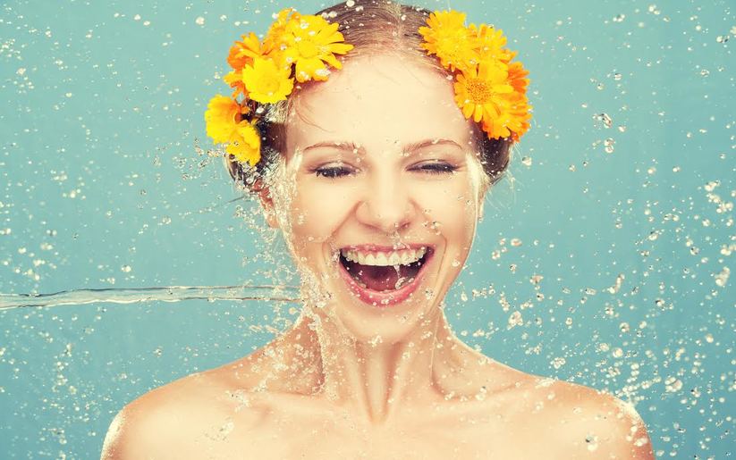 La douche du matin La douche du matin